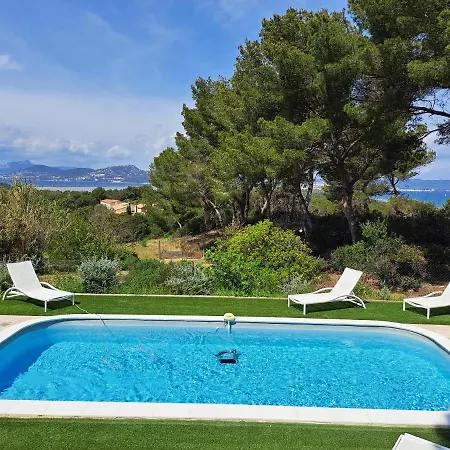 Βίλα Bastide Presqu Ile De Giens Superbe Vue Piscine
