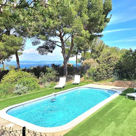 Villa Bastide Presqu Ile De Giens Superbe Vue Piscine