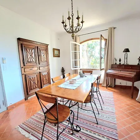 Bastide Presqu Ile De Giens Superbe Vue Piscine Villa Hyères