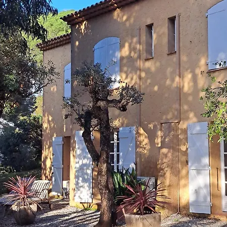 Bastide Presqu Ile De Giens Superbe Vue Piscine Villa Hyères