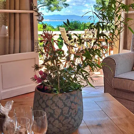 Villa Bastide Presqu Ile De Giens Superbe Vue Piscine Hyères