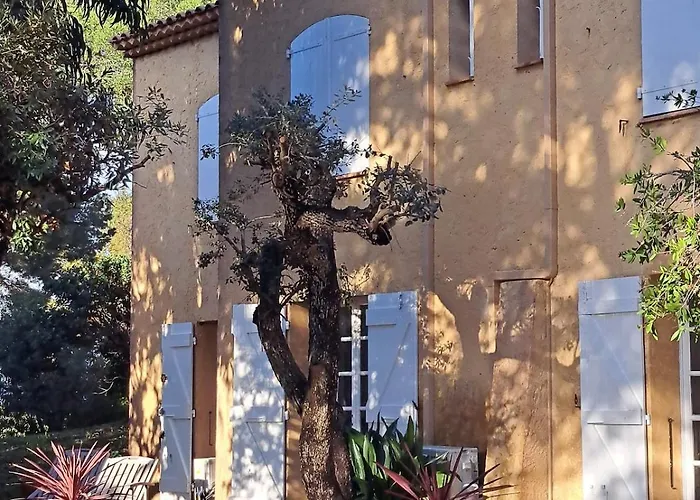 Bastide Presqu Ile De Giens Superbe Vue Piscine Villa Hyeres
